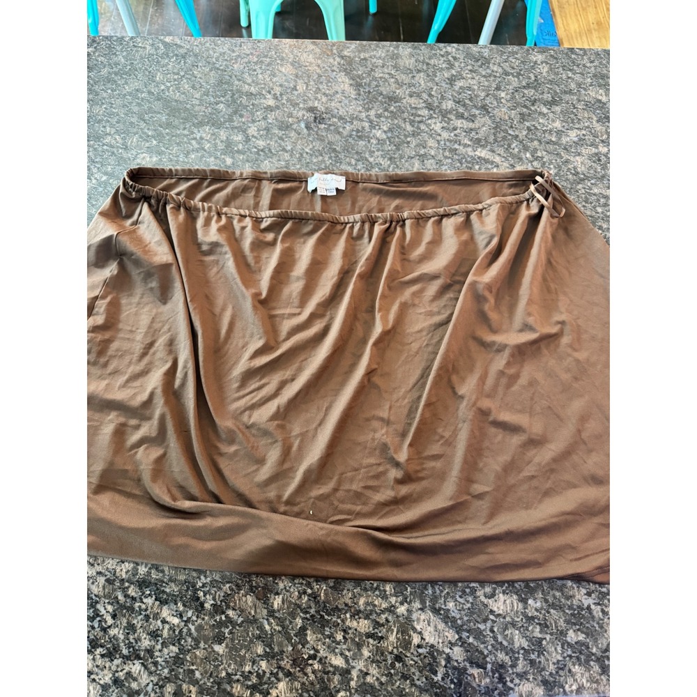 Never Fully Dressed Brown Elastic Waist Mini Skirt Plus Size US 24 UK 28 EUR 56